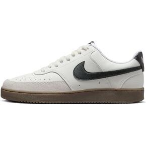 Nike Court Vision Low Men's Shoes (FQ8075-133, SAIL/Black-LT Orewood BRN-White) Size 13