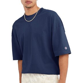 Champion Men's T-Shirt, Relaxed Fit T-Shirt for Men, Midweight Cotton T-Shirt, 100% Cotton