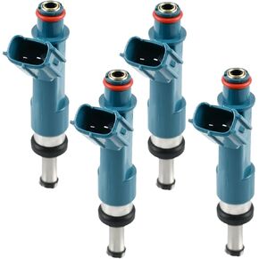 Fuel Injectors Set of 4 Compatible with Toyota Prius 2010-2015, Toyota Prius Plug-In/Prius V 2012-2015, Lexus CT200h 2011-2015, 1.8L, 23250-37020, 23250-37021, 23209-39196, 23209-39195