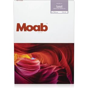 Moab Lasal Exhibition Luster 305 Fine Art Archival Inkjet Paper, Bright White, Heavy Weight 300gsm, 8.5 x 11 inches, 50 Sheets in Kuwait