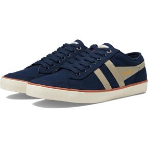 Gola Men's Comet Sneaker, Navy/Feather Grey/Moody Orange, 8