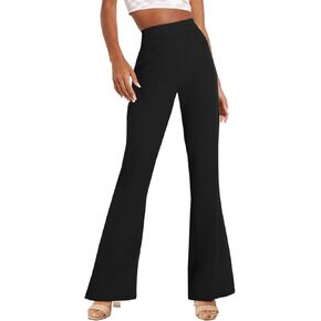 NIMIN Womens Dress Pants High Waisted Flare Casual Slacks for Women Stretchy Boot Cut Work Trousers with Pockets
