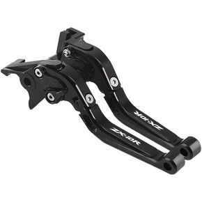 for Kawasaki ZX10R ZX-10R 2021 2022 2023 Motorcycle Brake and Clutch Levers Modified Parts Motorbike Adjustable Foldable Extendable Brake Lever (Black, ZX-10R 2021-2023)