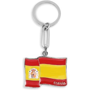 Keychain -Spain Flag-