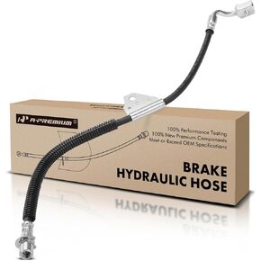 A-Premium Front Passenger Brake Hydraulic Hose Compatible with Select Chevy and GMC Models - Astro, Safari, 2003-2005, AWD Only - Replace# 15101930