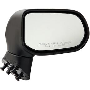 Dorman 955-1049 Passenger Side Manual Door Mirror - Folding Compatible with Select Honda Models, Black