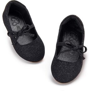 ESTINE Toddler Little Girls Ballet Shoes Baby Kids Princess Dress Wedding Strap Mary Jane Flats