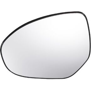 X AUTOHAUX Car Rearview Left Driver Side Mirror Glass Replacement W/Backing Plate Non-heated for Mazda 2 3 2010 2011 2012 2013