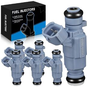 35310-38010 2.4L 3.5L for:-Hyundai for:-Kia Fuel Injectors Set of 6 Compatible with Sonata XG350 Santa Fe 1999-2006, Optima Amanti Sedona Sorento 2002-2006, Replacemen FJ661 3531038010D