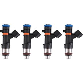 4pcs Fuel Injectors 0280158130 16600JA00B 16600JA000 Compatible for 2008-2014 Rogue 2.5L L4,2007-2013 Altima 2.5L L4,2007-2012 Sentra 2.5L L4,2014 Rogue Select 2.5L L4