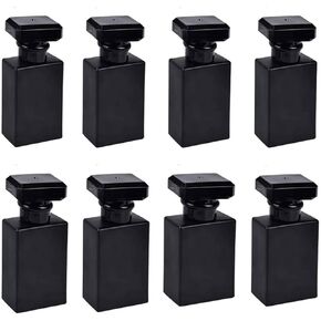 Glass Perfume Bottle Empty Refillable 12Pack Clear Travel Perfume Spray Atomizer Bottle 30ml Perfume Fine Mist Spray Perfume Bottle Atomizer Container with Spray Applicator (Clear Square 30ml 12PCS) in Kuwait