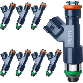 Set of 8 Upgraded 12594512 Fuel Injectors Fit for Chevy: Tahoe/Avalanche/Express 1500/Silverado 1500 /Suburban 1500, for GMC: Yukon (& XL 1500)/Savana 1500/Sierra 1500, V8 5.3L 2007-2009