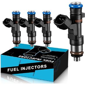 0280158130 High Performance Fuel Injectors For:-Nissan Rogue 2008-2013, Altima 2007-2013, Rogue Select 2014-2015, Sentra 2007-2012 2.5L L4 Replace FJ1020, 16600JA000 Fuel Injector Kit (4PCS)