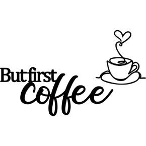 Coffee Bar Decor But First Coffee Sign Large Metal Coffee Bar Sign for Home Kitchen Office Coffee Station Wall Decor