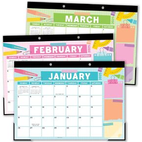 Hadley Designs Doodle Large Desk Calendar 2025-2026 - 2025 Desk Calendar Large, Desk Calander, Small Desk Calendar 2025-2026, Large Calendar 2025-2026, Desktop Calendar, 2025 Desk Calender, Calendars