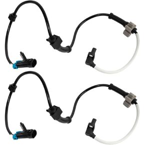 TRQ Front ABS Wheel Speed Sensor Set Compatible with 2006-2017 Chevrolet Express 2500 2003-2017 Express 3500 2009-2018 Express 4500 GMC Savana 2500 Savana 3500 2009-2017 Savana 4500