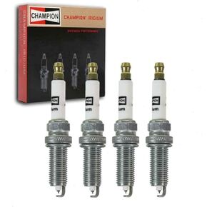 4 pc Champion Iridium Spark Plugs compatible with Nissan Altima 2.5L L4 2007-2012