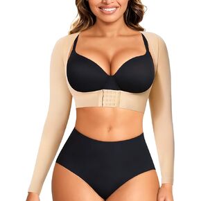 LODAY Arm Compression Sleeve Women Upper Arm Shaper Long Sleeve Shapewear Tops