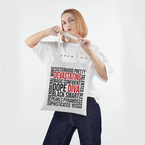 PWHAOO Sorority 1913 Tote Bag Delta- Sigma 1913 Sorority Shop Tote Bag Greek Sorority Sister Gift in Kuwait