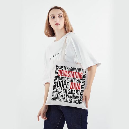 PWHAOO Sorority 1913 Tote Bag Delta- Sigma 1913 Sorority Shop Tote Bag Greek Sorority Sister Gift in Kuwait