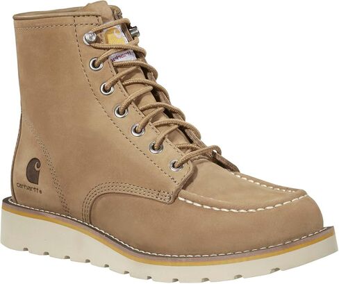 حذاء Carhartt FW6141-W9M/W مقاس 6 بوصة Moc Toe Wedge Boot باللون الأسود 9M/W in Saudi Arabia