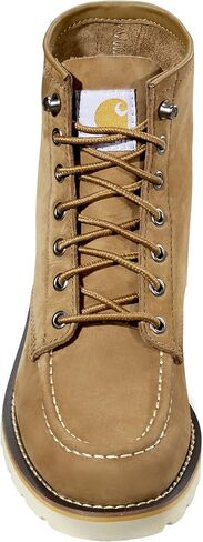 حذاء Carhartt FW6141-W9M/W مقاس 6 بوصة Moc Toe Wedge Boot باللون الأسود 9M/W in Saudi Arabia