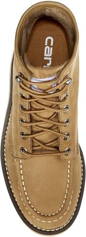 حذاء Carhartt FW6141-W9M/W مقاس 6 بوصة Moc Toe Wedge Boot باللون الأسود 9M/W in Saudi Arabia