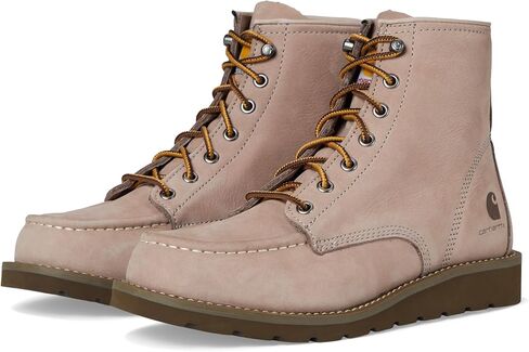 حذاء Carhartt FW6141-W9M/W مقاس 6 بوصة Moc Toe Wedge Boot باللون الأسود 9M/W in Saudi Arabia