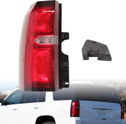 Tail Light Assembly Compatible with Chevy Tahoe Suburban 3500HD 2015-2020 LED Running Light Rear Red Tail Lamp GM2800264 84467058 (Left Driver Side) in Saudi Arabia