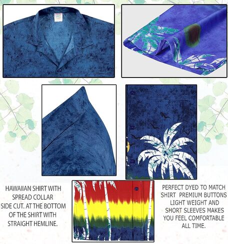 قميص هاواي للرجال من LA LEELA للعطلات in Kuwait