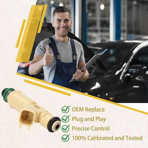 حاقن الوقود CM5059 OE 3.0L، متوافق مع/Ford Escape Taurus 2001 2002 2003، متوافق مع/Mercury 3.0 Sable 2001-2004، متوافق مع/Mazda Tribute |#YL8Z-9F593-CB| |4 ثقوب| |مجموعة من 6| in Kuwait