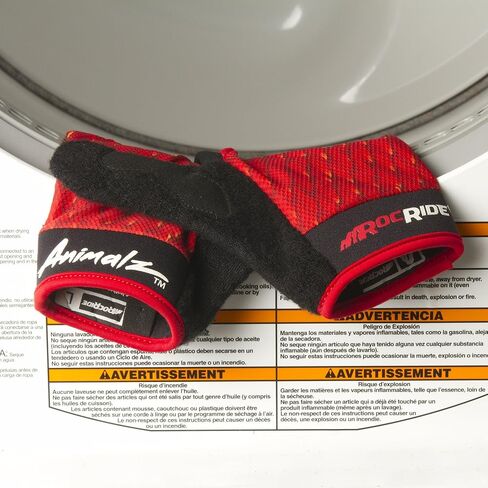 Animalz Full Finger Mens Cycling Gloves with Screen Compatible Tips. Mountain Biking, Road and BMX. Expressive Animal Print Designs. in Kuwait