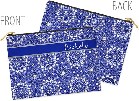 BBGreek Zeta Phi Beta Sorority Paraphernalia - Cosmetic Case, Makeup Pouch, Travel Bag Organizer Collection - Official Vendor in Kuwait