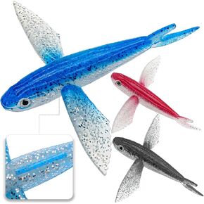 DEILAI 20pcs Luminous Soft Fishing Lures Jig Heads, Soft Jointed Swimbaits for Bass Fishing Luminous Soft Bait Walleye Shad Baits Fishing Jigs for Freshwater and Saltwater