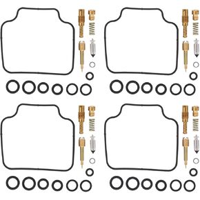 MOTOKU Pack of 4 Carb Carburetor Rebuild kit for CB650SC Nighthawk 650 1983-1985