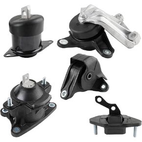 مجموعة من 5 محركات محرك ومجموعة حوامل ترانس A4565 A4570 A4572 A4584 A4561 متوافقة مع Honda Accord 2.4 2008-2012 Auto Trans، حوامل ناقل الحركة التلقائي