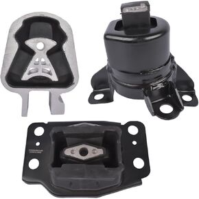 3Pcs Engine Mount Set Replacement for 2013-2020 Ford Fusion 2.5L Automatic Motor Mount Kit #3327 3329 3336 GELUOXI