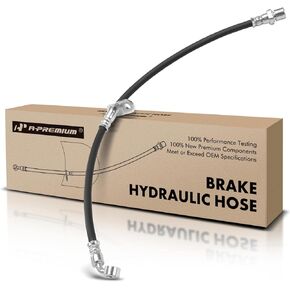A-Premium Rear Driver Brake Hydraulic Hose Compatible with Subaru Models - Forester 2009 2010 2011 2012 2013 2.5L - Replace# 26591SC011