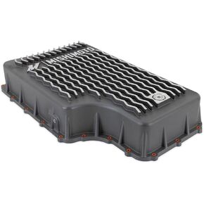 Mishimoto Aluminum Transmission Pan, Compatible with Ford 6.7L Powerstroke 2011-2019