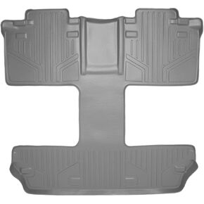 SMARTLINER Custom Fit Floor Mats 2nd and 3rd Row Liner Grey for 2011-2020 Toyota Sienna 7 Passenger Model Only