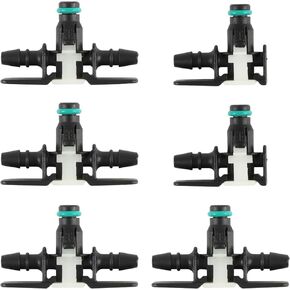 68229388AA Fuel Injector Return Fitting Compatible with RAM Grand Cherokee EcoDiesel 3.0L, 4Pcs “T" 2Pcs “L" Oil Returns Joint