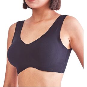 حمالة صدر لاسلكية مريحة بدون خياطة من Shero مع أكواب مبطنة قابلة للإزالة ومصممة لتشكيل ودعم لطيف in Kuwait