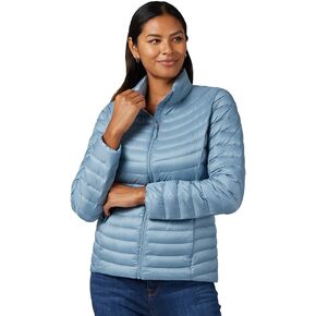 32 Degrees Heat Women's Ultra-Light Down Packable Jacket | Layering |Semi-Fitted | Zippered Pockets | Water Repellent