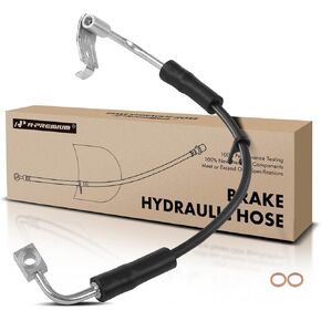 A-Premium Front Passenger Brake Hydraulic Hose Compatible with Jeep Models - Wrangler 2007 3.5L - Replace# 52060044AF