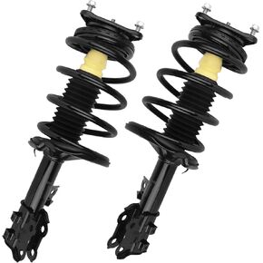 KUSATEC Front Pair Complete Struts Shock Absorber fit for Hyundai Elantra 2007 2008 2009 2010, 172306 172305 Left/Right Struts with Coil Spring Assemblies