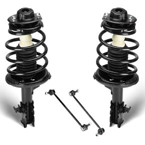 Front Struts Assembly Fit for 1997-2003 Toyota Avalon, 1999-2003 for Solara, 1997-2001 for Camry, 1997-2001 for Lexus ES300, Shock Absorber & Sway Bars End Links, Replace for 271679 271678