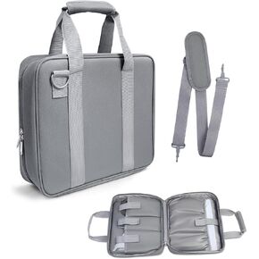 Peleus Starlink Mini Bag,Starlink Mini Case, Travel Case for Starlink Mini,Portable Storage Case with Crossbody Strap,Dustproof 600D Oxford Cloth, Outdoor Camping and RV Trips(Gray)