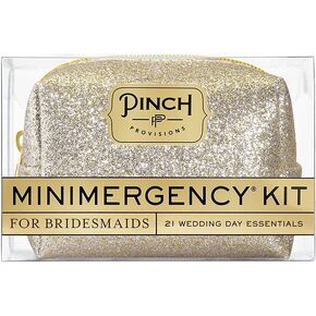 Pinch Provisions Minimergency Kit for Bridesmaids, Includes 21 Emergency Wedding Day Must-Have Essentials, Perfect Bridal Shower and Bridesmaids Proposal Gift