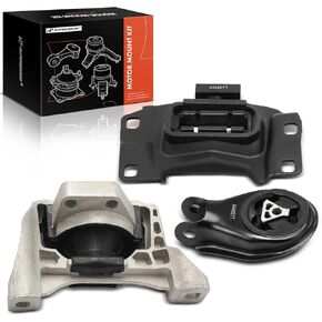 A-Premium Engine Motor Mount and Transmission Mount Kit Compatible with Mazda 3 2010-2013, 5 2012-2015, 3 Sport 2012-2013, 2.5L, Manual Transmission, 3-PC Set, Replace# BBM439070B