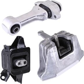 3PCS Engine Motor & Trans Mount Set Compatible with 2017-2018 Hyundai Elantra 2.0L Automatic Transmission Replace A71210 GP10136 A71207 Front Lower Engine Torque Strut Mount Front Right Motor Mount